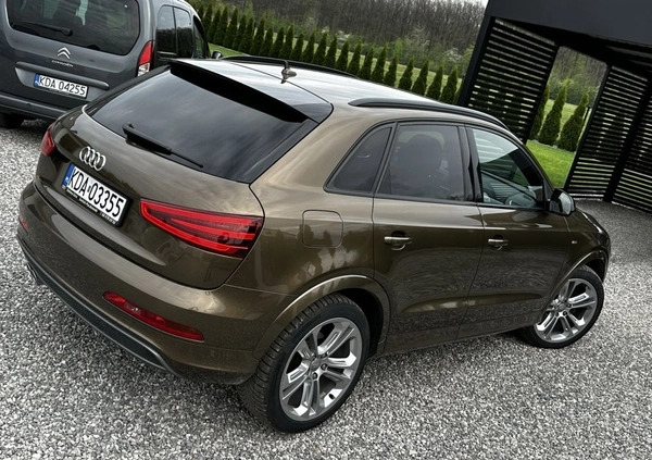 Audi Q3 cena 82900 przebieg: 184000, rok produkcji 2014 z Połaniec małe 497